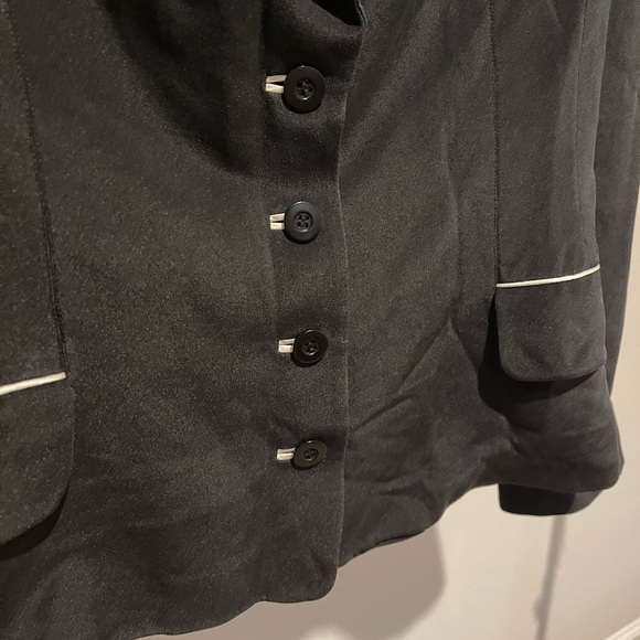 Vintage Dué Per Dué 100% Silk Blazer Suit Jacket Size 12 - Picture 6 of 7